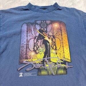 Jimi Hendrix Authentic 2003 Zion Rootswear T Shirt Blue Graphic Print Men's M